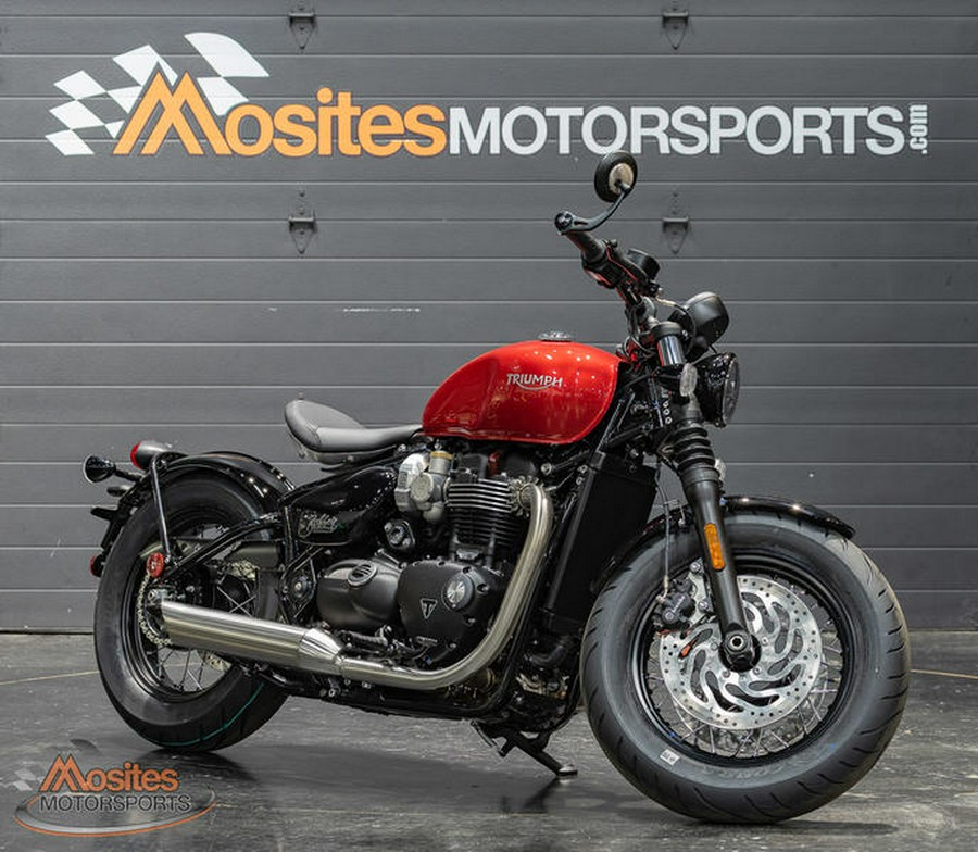 2023 Triumph Bonneville Bobber Red Hopper