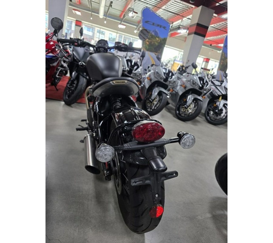 2023 Triumph Bonneville Bobber Matte Storm GreyMatte Ironstone