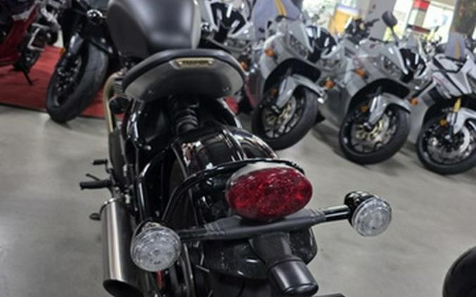 2023 Triumph Bonneville Bobber Matte Storm GreyMatte Ironstone