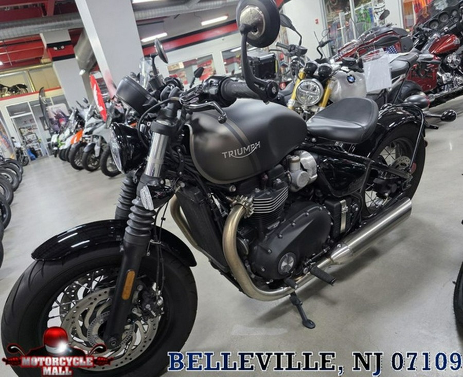 2023 Triumph Bonneville Bobber Matte Storm GreyMatte Ironstone