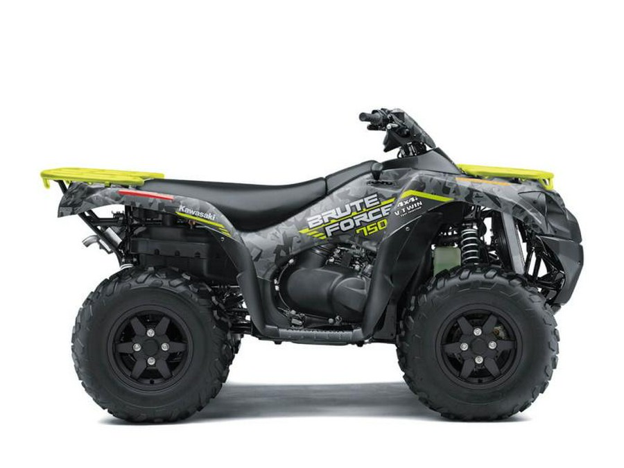 2023 Kawasaki Brute Force® 750 4x4i EPS Fragment Camo Gray