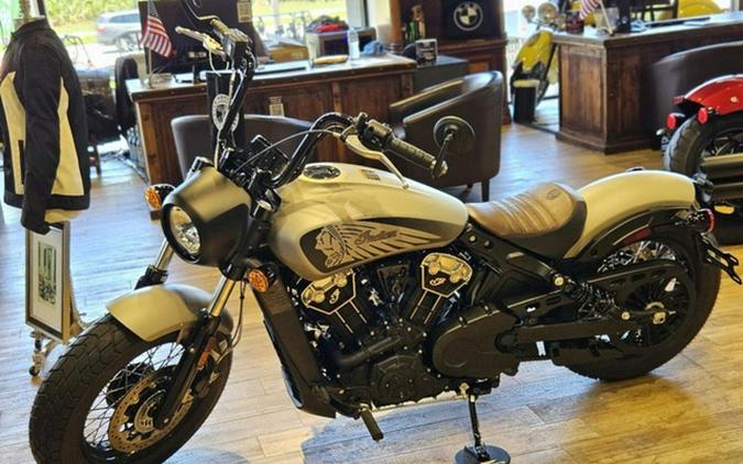 2024 Indian Scout Bobber ABS Silver Quartz Smoke