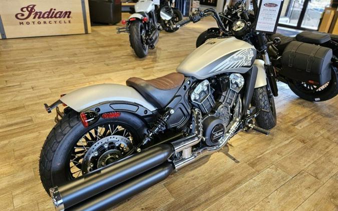 2024 Indian Scout Bobber ABS Silver Quartz Smoke