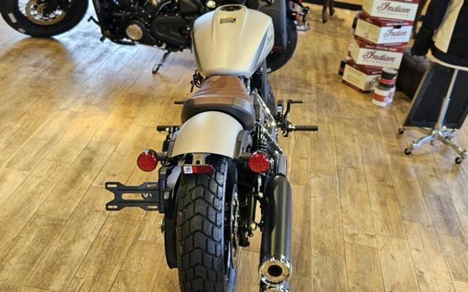 2024 Indian Scout Bobber ABS Silver Quartz Smoke