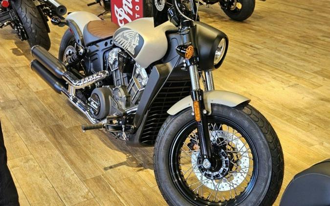 2024 Indian Scout Bobber ABS Silver Quartz Smoke