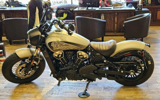 2024 Indian Scout Bobber ABS Silver Quartz Smoke