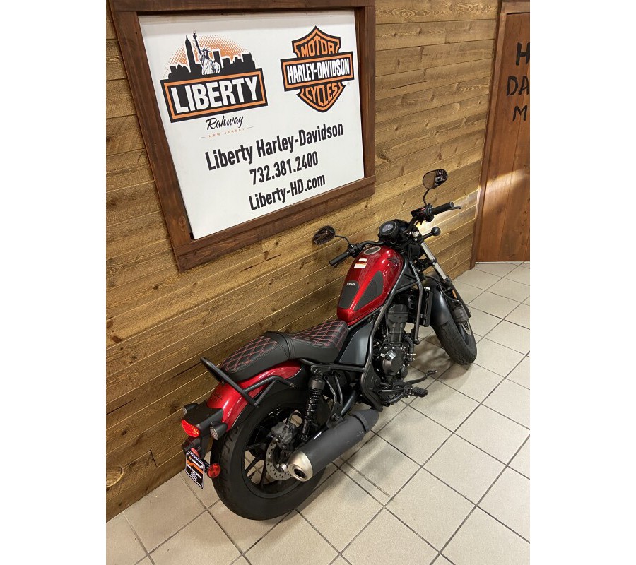 2023 Honda Cmx300 (rebel 300) Candy Diesel Red