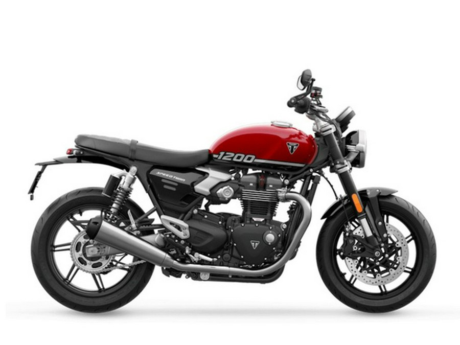 2026 Triumph Speed Twin 1200 Carnival RedSapphire Black