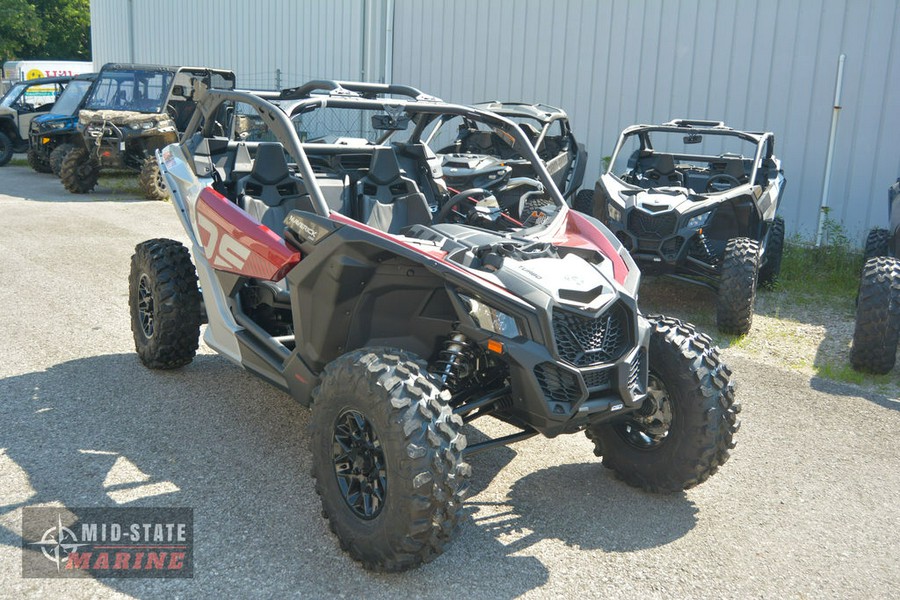 2024 Can-Am® Maverick X3 DS Turbo Fiery Red & Hyper Silver