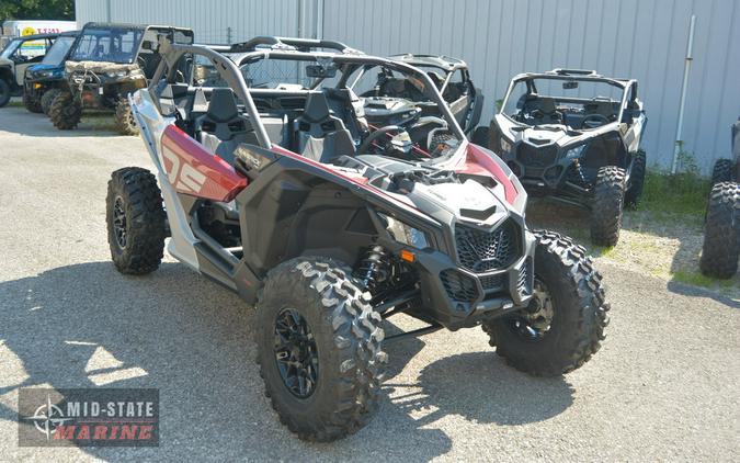 2024 Can-Am® Maverick X3 DS Turbo Fiery Red & Hyper Silver