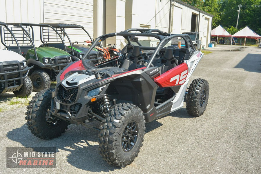 2024 Can-Am® Maverick X3 DS Turbo Fiery Red & Hyper Silver