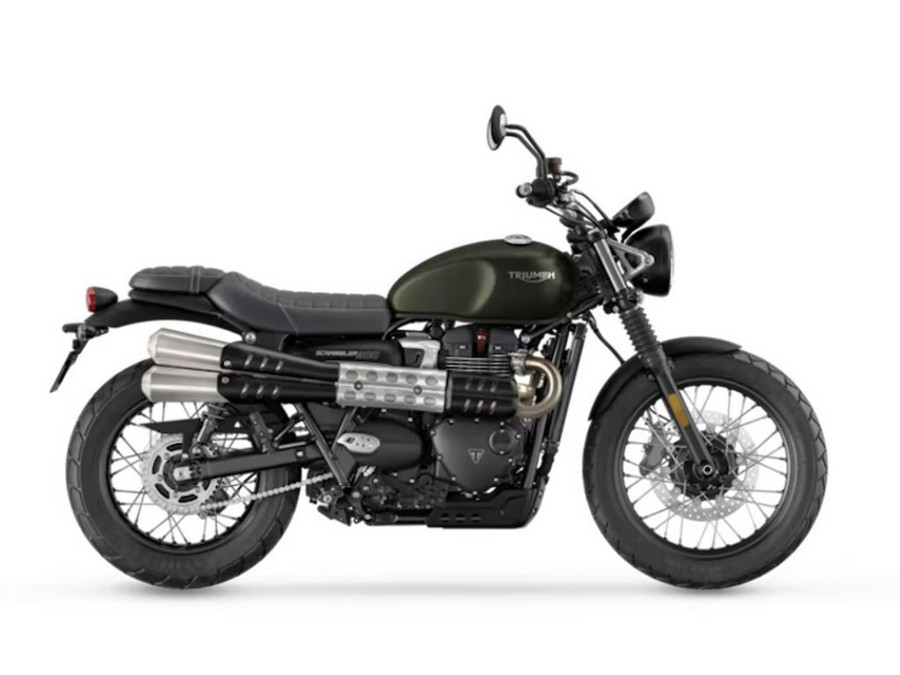 2025 Triumph Scrambler 900 Matte Khaki Green
