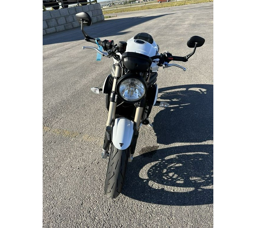 2019 Triumph Speed Triple S Crystal White