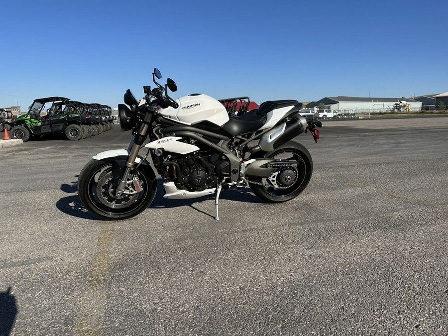 2019 Triumph Speed Triple S Crystal White