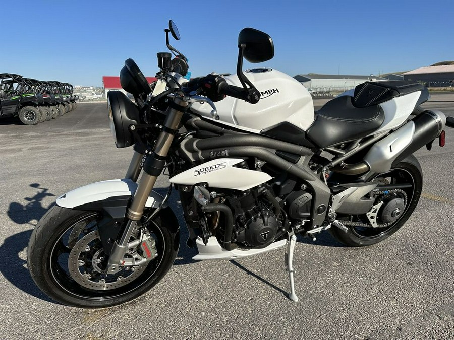 2019 Triumph Speed Triple S Crystal White