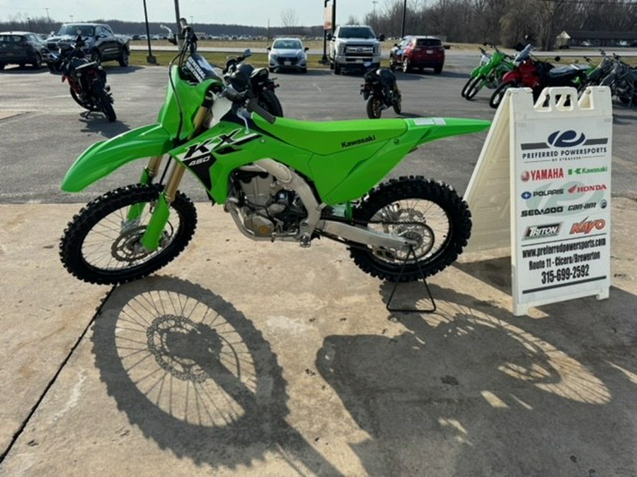 2024 Kawasaki KX 450X Lime Green