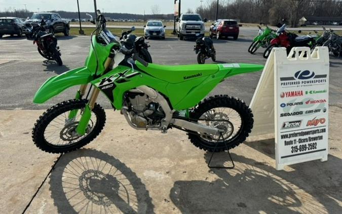 2024 Kawasaki KX 450X Lime Green