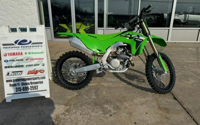 2024 Kawasaki KX 450X Lime Green