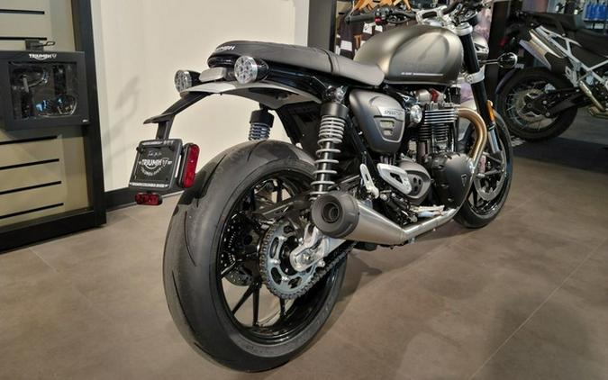 2024 Triumph Speed Twin 1200 Matte Ironstone/Matte Storm Grey