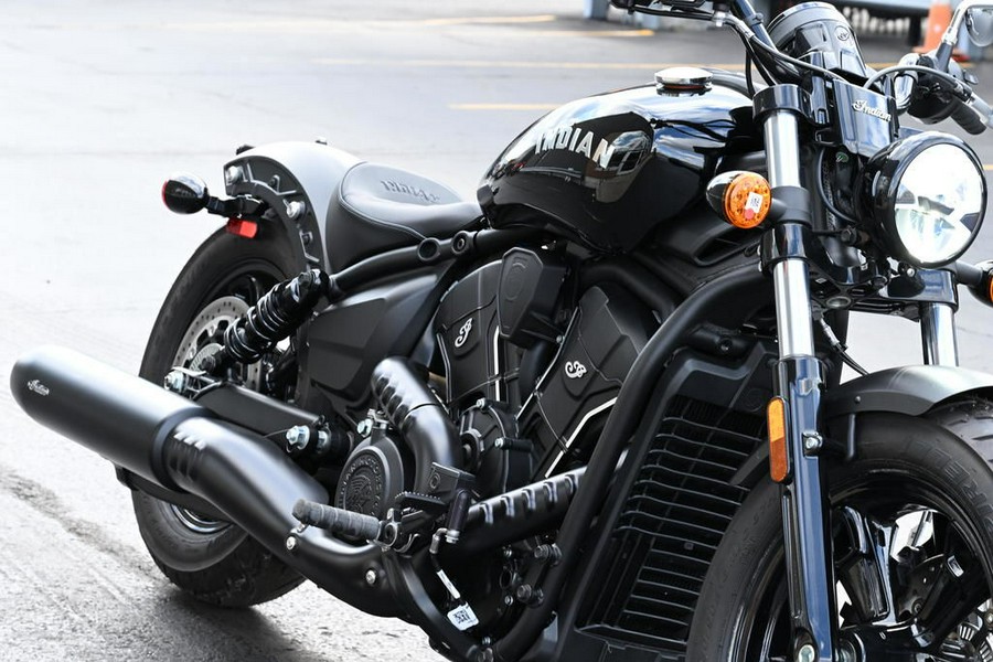 2025 Indian Motorcycle® Scout® Sixty Bobber Black Metallic