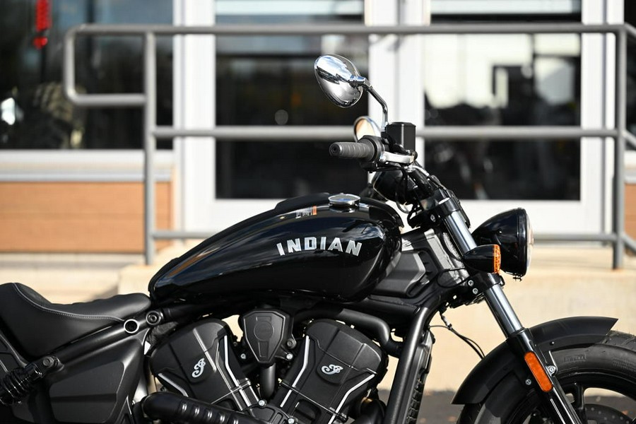2025 Indian Motorcycle® Scout® Sixty Bobber Black Metallic