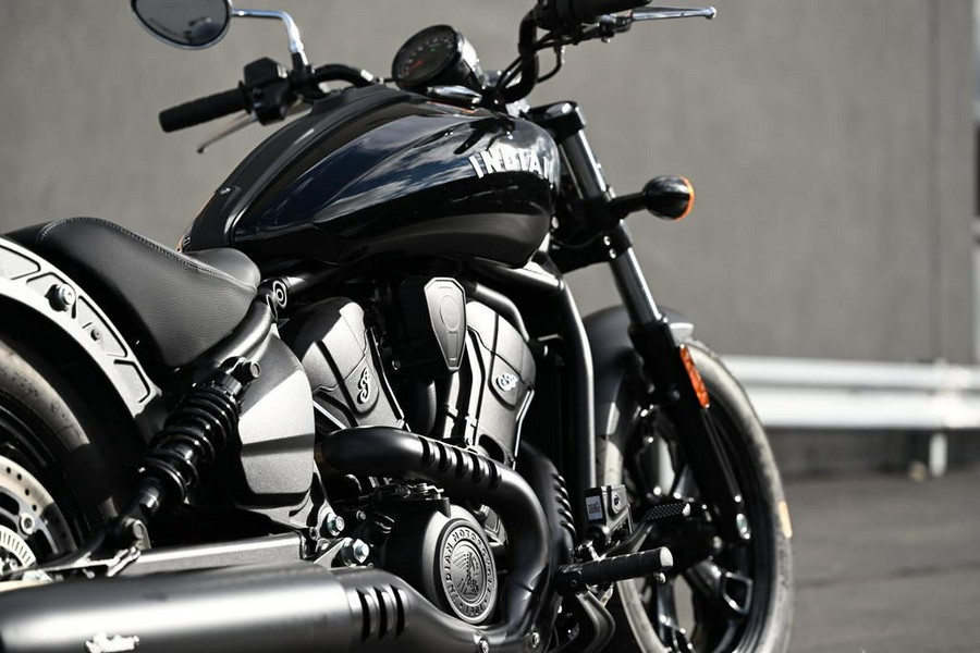 2025 Indian Motorcycle® Scout® Sixty Bobber Black Metallic