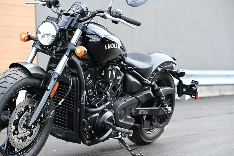 2025 Indian Motorcycle® Scout® Sixty Bobber Black Metallic