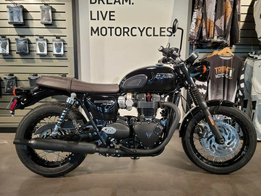 2024 Triumph Bonneville T120 Black Jet Black Black