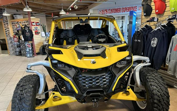 2024 Can-Am® Maverick R X RS with Smart-Shox Carbon Black & Neo Yellow