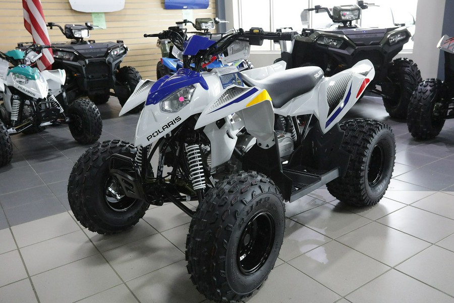 2024 Polaris Industries Outlaw 110 BRIGHT WHITE/POLARIS BLUE