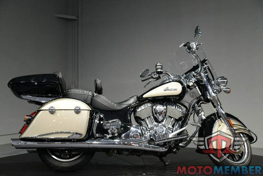 2022 Indian Springfield Black Metallic/Dirt Track Tan