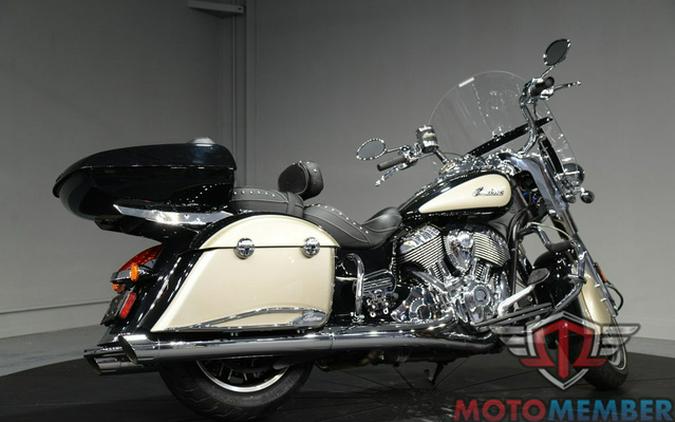 2022 Indian Springfield Black Metallic/Dirt Track Tan