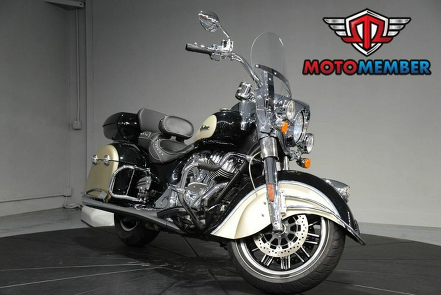 2022 Indian Springfield Black Metallic/Dirt Track Tan