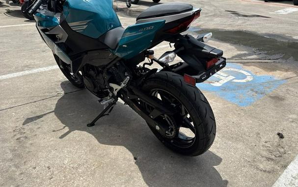2021 Kawasaki Ninja 400 ABS Pearl Nightshade Teal/Metallic Spar ABS Passion Red