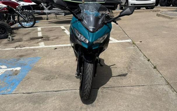 2021 Kawasaki Ninja 400 ABS Pearl Nightshade Teal/Metallic Spar ABS Passion Red