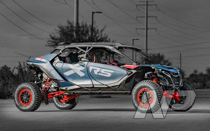2025 Can-Am Maverick R Max X RS Dusty Navy & Legion Red