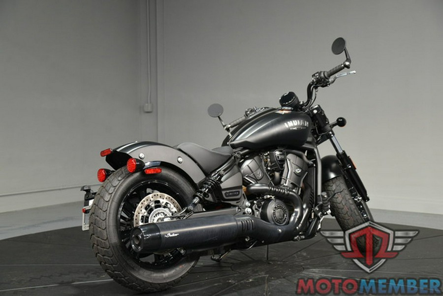 2025 Indian Scout Bobber Limited +Tech Black Smoke