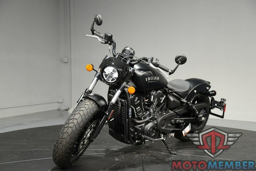 2025 Indian Scout Bobber Limited +Tech Black Smoke