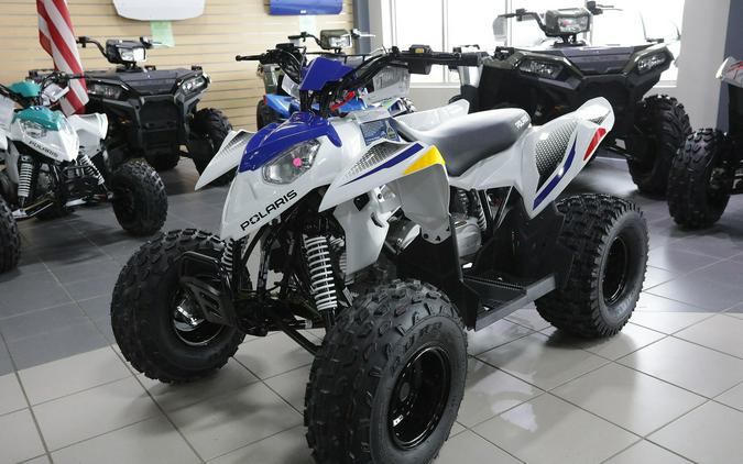 2024 Polaris Industries Outlaw 110 BRIGHT WHITE/POLARIS BLUE