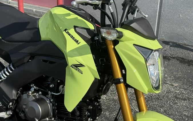2026 Kawasaki Z125 PRO Metallic Yellowish Green - 00128T