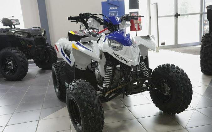 2024 Polaris Industries Outlaw 110 BRIGHT WHITE/POLARIS BLUE