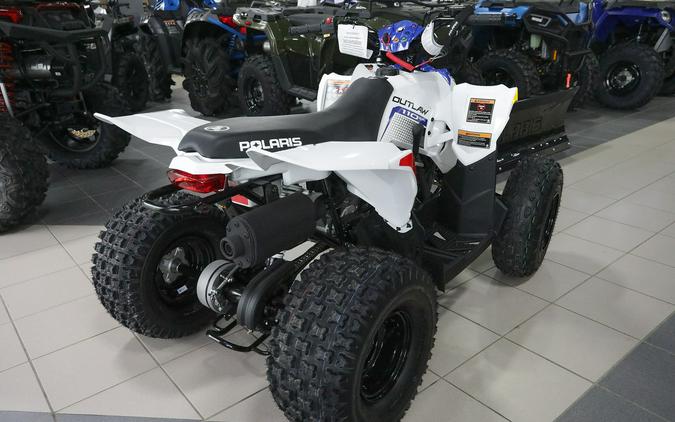 2024 Polaris Industries Outlaw 110 BRIGHT WHITE/POLARIS BLUE