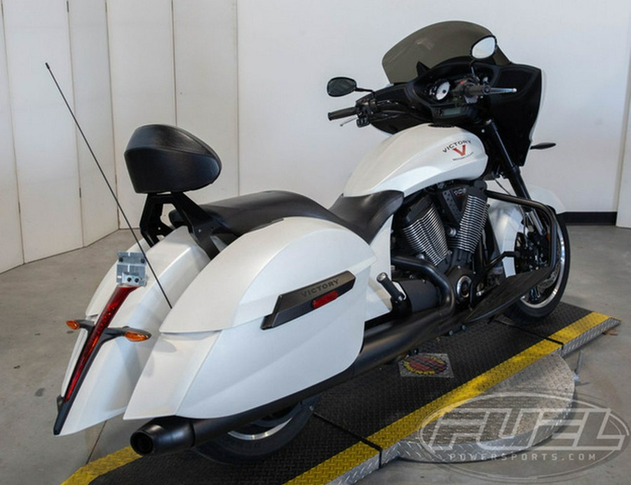 2016 Victory Motorcycles Cross Country Suede Pearl White