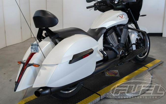 2016 Victory Motorcycles Cross Country Suede Pearl White