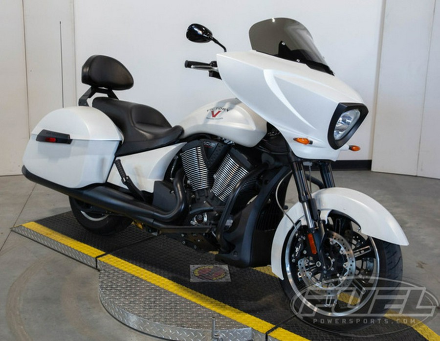 2016 Victory Motorcycles Cross Country Suede Pearl White