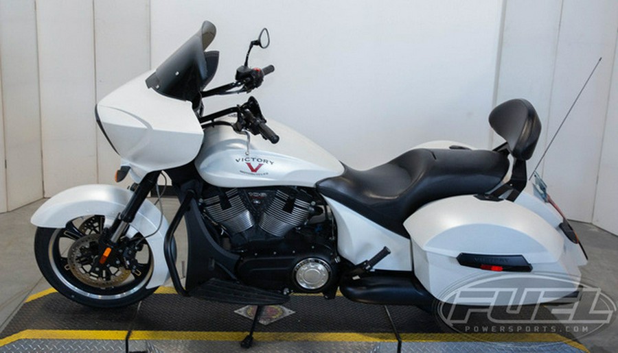 2016 Victory Motorcycles Cross Country Suede Pearl White