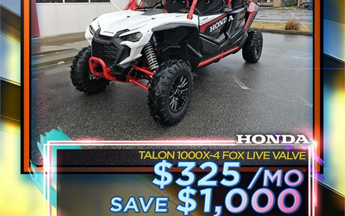 2023 Honda Talon 1000X-4 FOX Live Valve