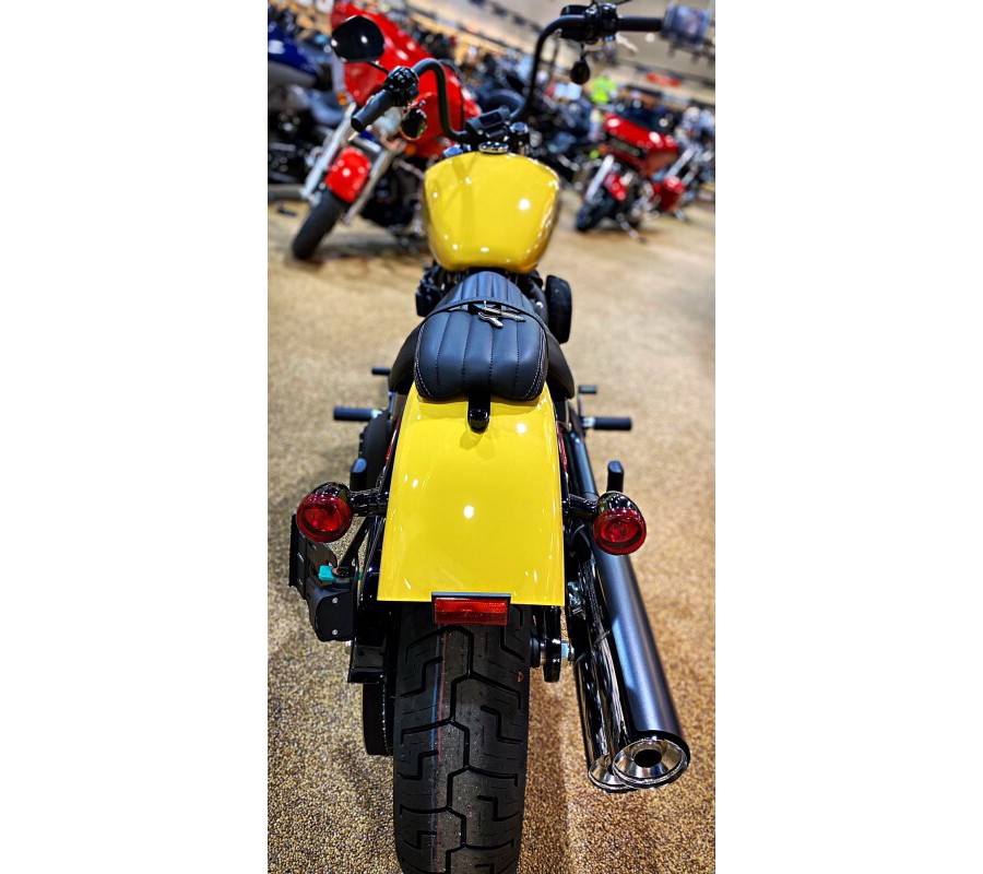 2023 Harley-Davidson Street Bob 114 Industrial Yellow/Vivid Black – Black Fi