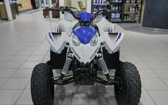 2024 Polaris Industries Outlaw 110 BRIGHT WHITE/POLARIS BLUE