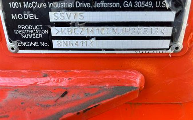 2023 Kubota ssv75